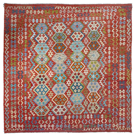 Handmade Vegetable Kilim 8' 0" x 10' 0" ft / 244 x 306 cm - No. R38783