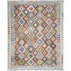 Handmade Vegetable Kelim 8' 0" x 9' 11" ft / 243 x 303 cm - No. R38785
