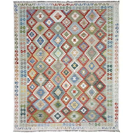 Handmade Vegetable Kelim 8' 0" x 9' 11" ft / 243 x 303 cm - No. R38785