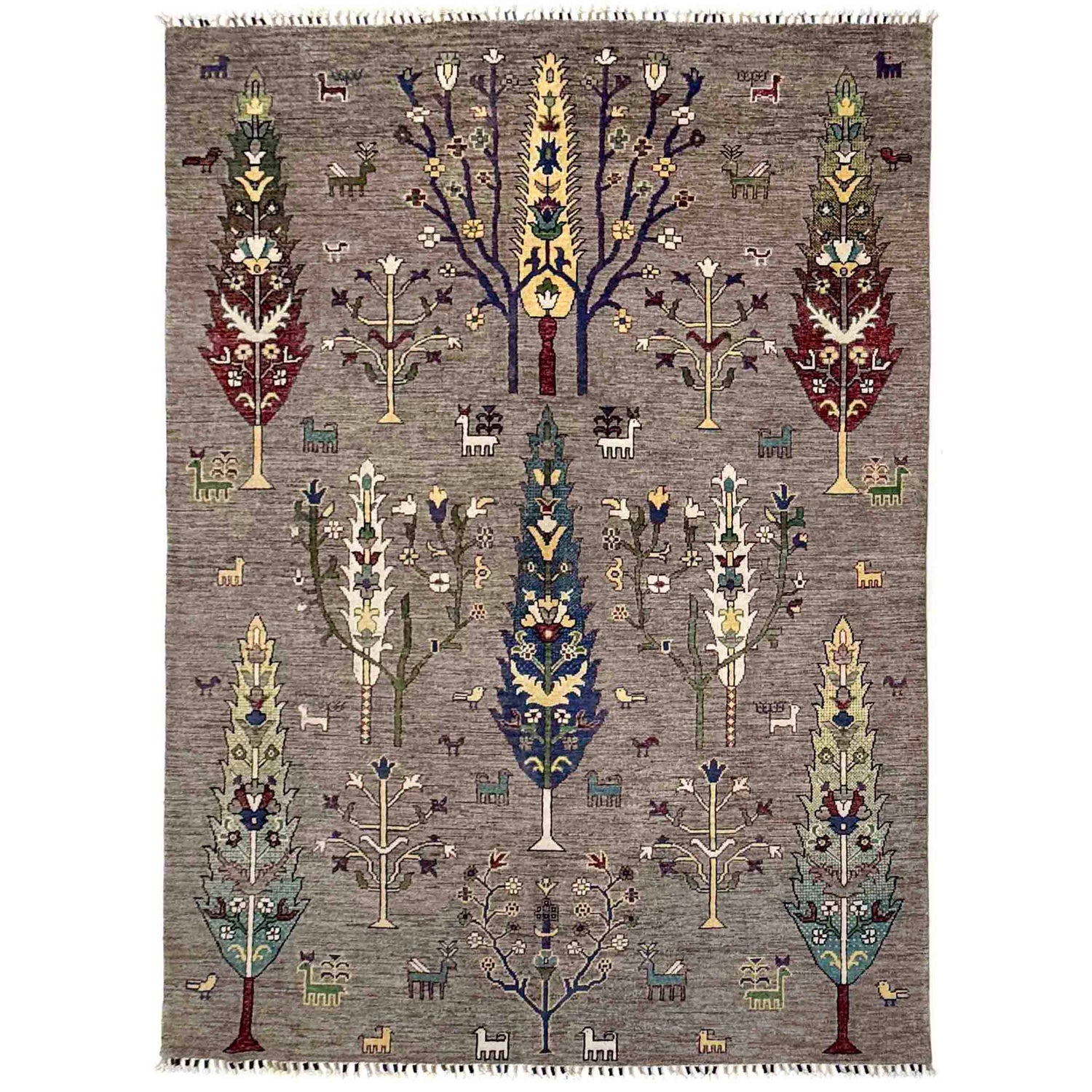 Modern Tree of Life Rug 5' 7" x 8' 0" ft / 169 x 243 cm - No. R38789