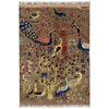 Contemporary Style Tree of Life Rug 3' 3" x 4' 6" ft / 98 x 138 cm - No. R38791