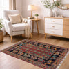 Luxury Shikargah Carpet 3' 3" x 4' 10" ft / 98 x 147 cm - No. R38792