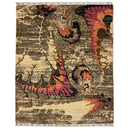 Persian Design Gabbeh Rug 4' 9" x 6' 8" ft / 146 x 204 cm - No. R38795