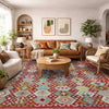 Hand Woven Wool Kelim 8' 2" x 11' 3" ft / 250 x 344 cm - No. R38797