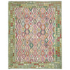 Handmade Turkish Design Wool Kilim 8' 9" x 11' 7" ft / 266 x 353 cm - No. R38799