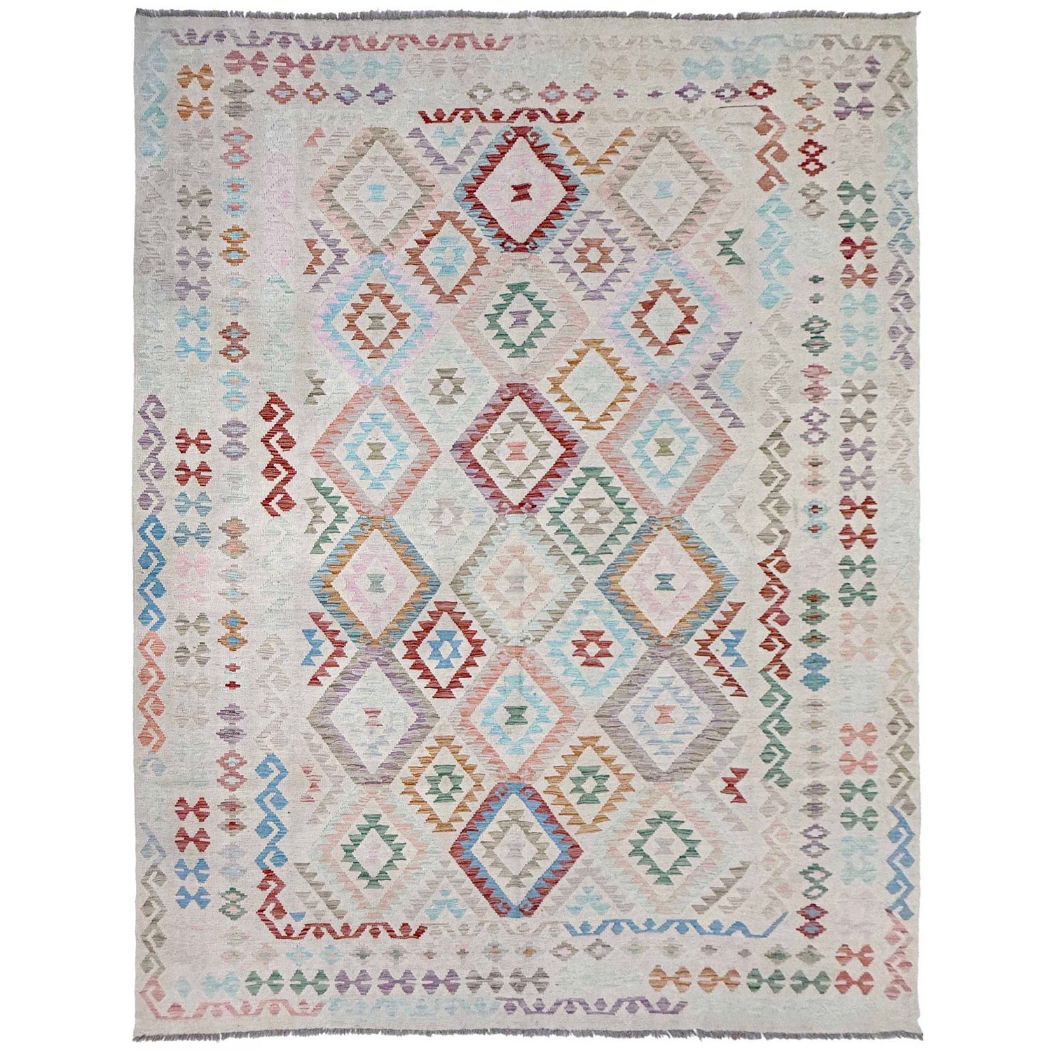 Large Size Chobi Kilim 8' 2" x 11' 4" ft / 250 x 345 cm - No. R38801