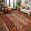 Handmade Vegetable Kilim 4' 9" x 6' 5" ft / 145 x 196 cm - No. R38810