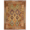 Hand Woven Wool Kelim 4' 7" x 6' 2" ft / 140 x 189 cm - No. R38813