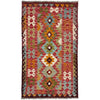 Hand Woven Wool Kelim 2' 9" x 5' 4" ft / 83 x 162 cm - No. R38816