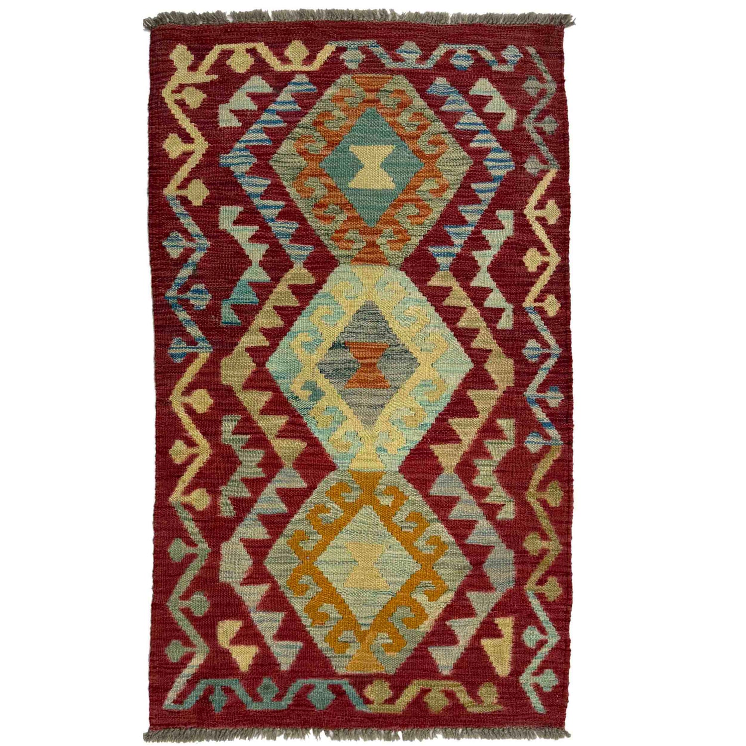 Small Size Chobi Kilim 2' 5" x 4' 2" ft / 74 x 127 cm - No. R38820