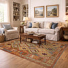 Hand Knotted Flatweave Kilim 4' 5" x 6' 7" ft / 135 x 200 cm - No. R38823