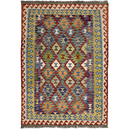 Medium Size Chobi Kilim 4' 9" x 6' 8" ft / 146 x 204 cm - No. R38942