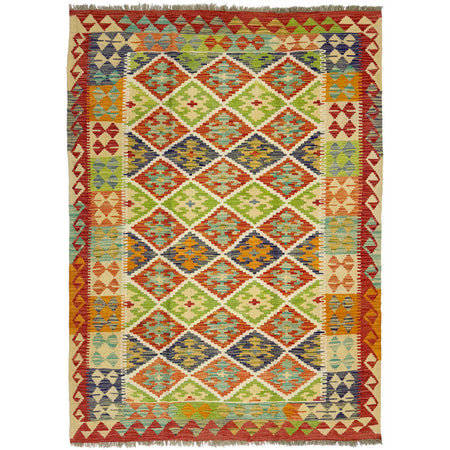 Medium Size Chobi Kilim 4' 9" x 6' 8" ft / 146 x 202 cm - No. R38944