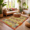Medium Size Chobi Kilim 4' 9" x 6' 8" ft / 146 x 202 cm - No. R38944