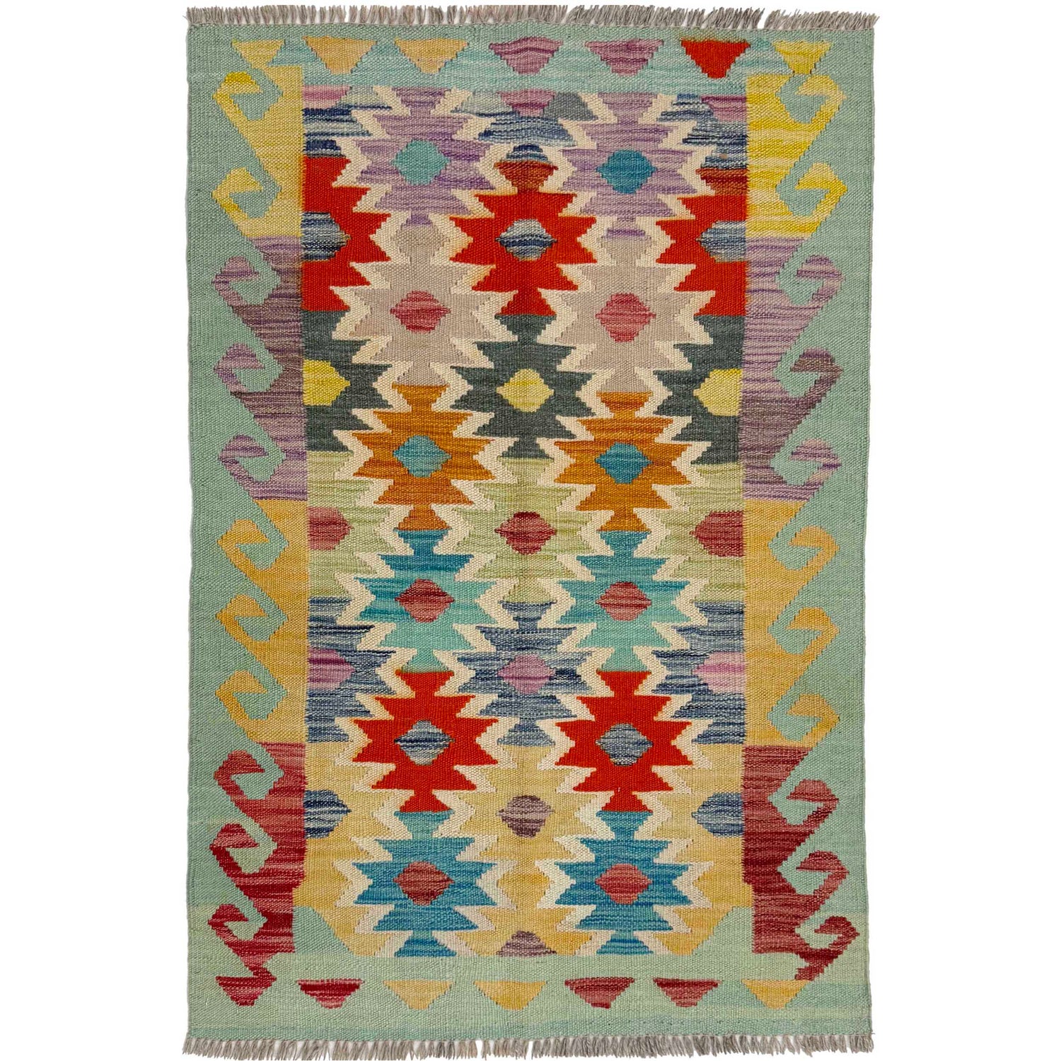 Small Size Chobi Kilim 2' 7" x 4' 0" ft / 78 x 122 cm - No. R38950