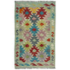 Multi Color ful Flat-Weave Wool Kilim 2' 6" x 4' 0" ft / 77 x 121 cm - No. R38954