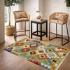 Handmade Vegetable Kelim 2' 7" x 4' 2" ft / 81 x 127 cm - No. R38956