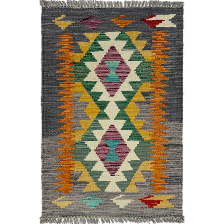 Small Size Chobi Kilim 2' 0" x 3' 0" ft / 62 x 92 cm - No. R38961
