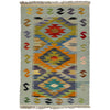 Handmade Vegetable Kilim 2' 0" x 3' 2" ft / 62 x 96 cm - No. R38967