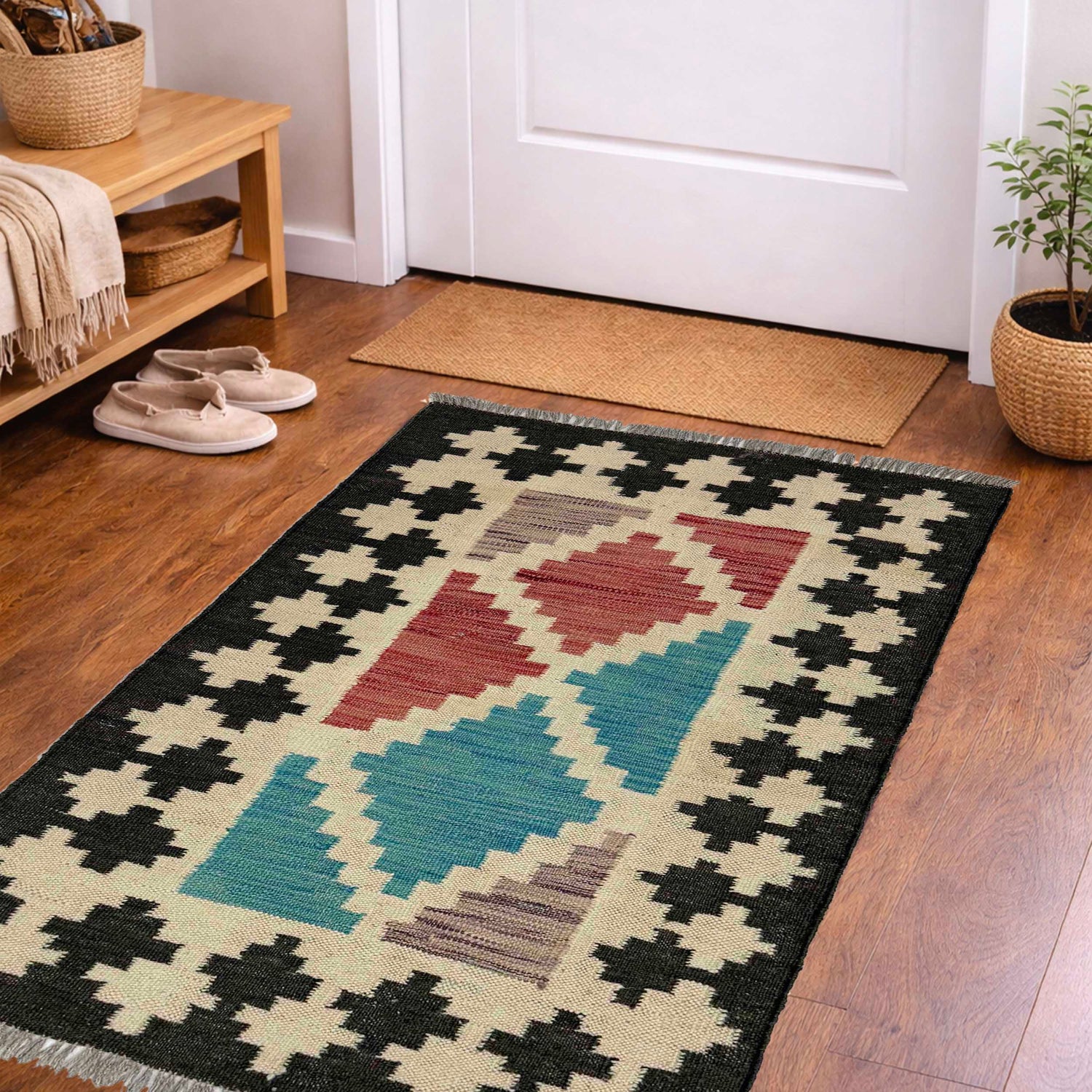 Small Size Chobi Kilim 2' 0" x 3' 0" ft / 61 x 92 cm - No. R38972
