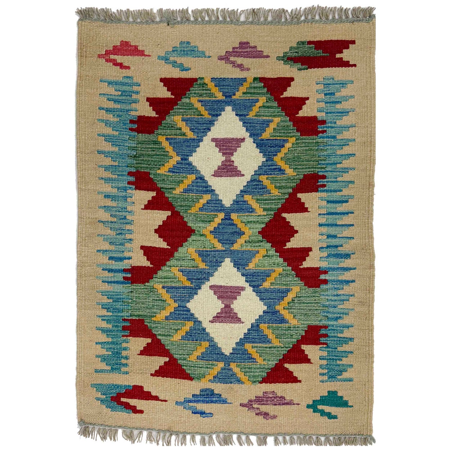 Kilim Hodrang Afghan ラグ・カーペット Modern 6'4 kilim Anatolian Afghan ラグ・カーペット
