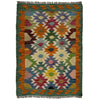 Hand Knotted Flatweave Kilim 2' 9" x 3' 7" ft / 83 x 110 cm - No. R38976