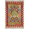 Hand Made Afghan Kilim 3' 0" x 4' 10" ft / 92 x 148 cm - No. R38980