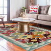 Hand Woven Wool Kelim 2' 8" x 3' 11" ft / 81 x 120 cm - No. R38993