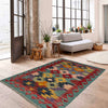 Hand Made Afghan Kilim 2' 7" x 4' 0" ft / 80 x 122 cm - No. R38994