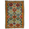 Handmade Vegetable Kilim 2' 7" x 3' 10" ft / 80 x 118 cm - No. R38996