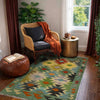 Handmade Vegetable Kelim 2' 7" x 4' 1" ft / 78 x 125 cm - No. R38999