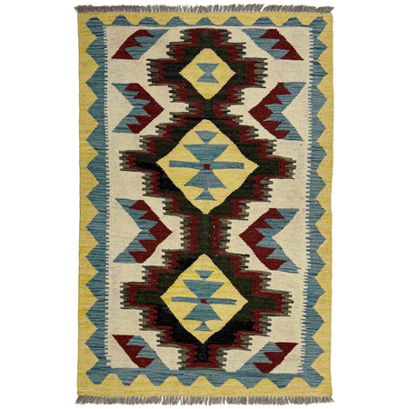 Small Size Chobi Kilim 2' 9" x 4' 2" ft / 83 x 127 cm - No. R39004