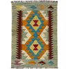 Handmade Vegetable Kelim 2' 0" x 3' 0" ft / 61 x 92 cm - No. R39009