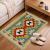 Hand Knotted Afghan Style Kilim 2' 0" x 2' 11" ft / 60 x 90 cm - No. R39010