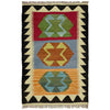 Handmade Vegetable Kelim 2' 0" x 3' 1" ft / 61 x 94 cm - No. R39012