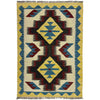 Handmade Afghan Vegetable Kilim 2' 9" x 4' 1" ft / 83 x 125 cm - No. R39016