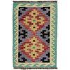 Hand Knotted Flatweave Kilim 2' 0" x 3' 0" ft / 61 x 91 cm - No. R39021