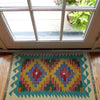 Handmade Turkish Design Wool Kilim 1' 11" x 2' 11" ft / 59 x 90 cm - No. R39022