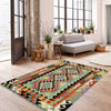 Handmade Turkish Design Wool Kilim 3' 4" x 4' 11" ft / 101 x 150 cm - No. R39026