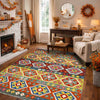 Handmade Vegetable Kilim 5' 2" x 6' 7" ft / 158 x 200 cm - No. R39036