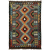 Handmade Turkish Design Wool Kilim 3' 3" x 4' 10" ft / 98 x 147 cm - No. R39039