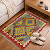 Hand Made Afghan Kilim 2' 3" x 3' 0" ft / 69 x 92 cm - No. R39052