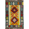 Handmade Vegetable Kelim 2' 1" x 3' 2" ft / 63 x 96 cm - No. R39056