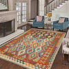 Handmade Vegetable Kilim 5' 10" x 8' 0" ft / 178 x 245 cm - No. R39069