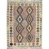 Handmade Afghan Vegetable Kilim 5' 2" x 6' 7" ft / 158 x 201 cm - No. R39081
