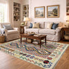 Handmade Afghan Vegetable Kilim 5' 2" x 6' 7" ft / 158 x 201 cm - No. R39081