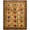 Hand Knotted Kohistani Carpet 5' 8" x 7' 5" ft / 173 x 225 cm - No. W12696