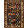 Hand Knotted Kohistani Carpet 5' 6" x 7' 5" ft / 168 x 225 cm - No. W12698