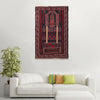 Islamic Prayer Carpet 2' 10" x 4' 4" ft / 86 x 132 cm - No. W15284