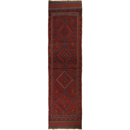 Handmade Mushwani Runner Rug 1' 11" x 7' 11" ft / 59 x 242 cm - No. W17066